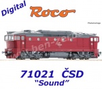 71021 Roco Diesel locomotive  T 478.3089 of the CSD - Sound