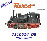 7110014 Roco Parní lokomotiva 89 7296, DB - Zvuk