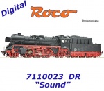 7110023 Roco Parní lokomotiva 38 2833, DR - Zvuk