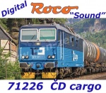 71226 Roco Elektrická lokomotiva řady 372, ČD Cargo - zvuk