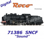 71386 Roco Parní lokomotiva  230 F 607, SNCF - Zvuk + dynamická pára