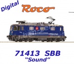 71413 Roco Elektrická lokomotiva   Re 421, SBB - Zvuk