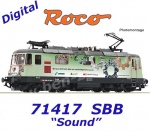 71417 Roco Elektrická lokomotiva  Re 420 257, SBB Cargo - Zvuk