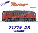 71779 Roco Dieselová lokomotiva řady 120, DR - Zvuk