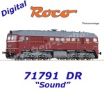 71791 Roco Dieselová lokomotiva řady 120, DR - Zvuk