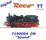 7190004 Roco TT Parní lokomotiva 94 1670, DR - Zvuk