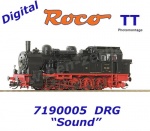 7190005 Roco TT Parní lokomotiva řady 94.5-18, DRG - Zvuk