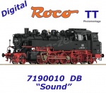 7190010 Roco TT Parní lokomotiva 086 400, DB - Zvuk