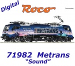 71982 Roco Elektrická lokomotiva 186 534-4, Metrans - Zvuk