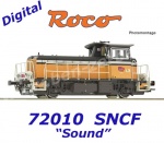 72010 Roco Dieselová lokomotiva Y 8296, SNCF - Zvuk