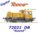 72021 Roco Diesel locomotive 335 220-0 DB - Bahnbau Gruppe - Sound