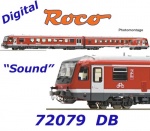 72079 Roco Dvoudílná motorová jednotka 628 601-6, DB - Zvuk