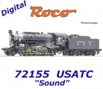 72155 Roco Steam locomotive 2610 of the USATC - Sound