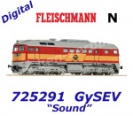 725291 Fleischmann N Diesel  locomotive Class M 62 of the GySEV - Sound