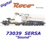 73039 Roco Slewing railway crane SERSA - Sound