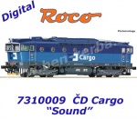 7310009 Roco Dieselová lokomotiva řady 750 "Brejlovec", ČD Cargo - Zvuk