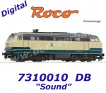 7310010 Roco Diesel locomotive 218 150-1 of the DB - Sound