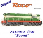 7310012 Roco Dieselová Lokomotiva  T 669 0107, ČSD - zvuk