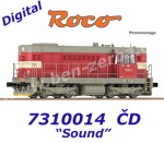 7310014 Roco Dieselová lokomotiva 742 162, ČD - Zvuk