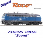 7310025 Roco Dieselová lokomotiva 218 056-1, PRESS - Zvuk