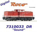7310033 Roco Dieselová lokomotiva V 100 144, DR - Zvuk