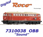 7310038 Roco Dieselová lokomotiva 2043.33, OBB - Zvuk