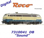 7310041 Roco Dieselová lokomotiva 218 445, DB - Zvuk