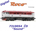 7310054 Roco Dieselová lokomotiva 749 218-4 "Bardotka", ČD - zvuk