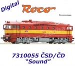7310055 Roco Dieselová lokomotiva  754 067-7  "Brejlovec", ČSD/CD - Zvuk