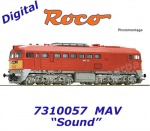 7310057 Roco Dieselová lokomotiva  M62 221, MAV - Zvuk