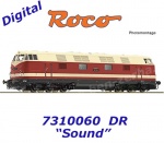 7310060 Roco Dieselová lokomotiva 118 210, DR - Zvuk