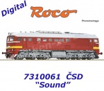 7310061 Roco Dieselová lokomotiva řady T 679.1, ČSD - zvuk