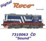 7310063 Roco Dieselová lokomotiva 742 007-8, ČD - zvuk