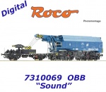 7310069 Roco Otočný železniční jeřáb EDK 750 digitálně ovládaný, OBB - Zvuk