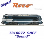 7310072 Roco Dieselová lokomotiva 68540,  SNCF - Zvuk