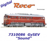 7310086 Roco Diesel locomotive M62-901 of the GySEV - Sound