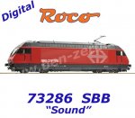 73286 Roco Elektrická lokomotiva řady Re 460, SBB, Zvuk
