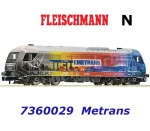 7360029 Fleischmann N Dieselová lokomotiva 761 102,  Metrans