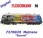 7370029 Fleischmann N Dieselová lokomotiva 761 102,  Metrans - Zvuk