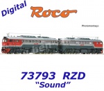 73793 Roco Dvojitá dieselová lokomotiva 2M62-0064, RZD - Zvuk