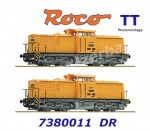 7380011 Roco TT Set 2 dieselových lokomotiv 111 018-8 a 111 019-6, DR
