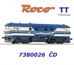 7380026 Roco TT Dieselová lokomotiva  749 214 "Bardotka", ČD