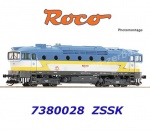 7380028 Roco TT Dieselová lokomotiva 750 183  "Brejlovec"  ZSSK