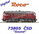 73805 Roco Dieselová lokomotiva řady T679, ČSD, Zvuk