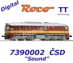 7390002 Roco TT Diesel locomotive Class T 679.1 Sergej of the CSD - Sound