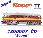 7390007 Roco TT Diesel locomotive  751 375-7, "Bardotka" of the CD - Sound