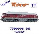 7390008 Roco TT Dieselová lokomotiva 142 006, DR - Zvuk