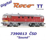 7390013 Roco TT Dieselová lokomotiva řady T478.1 Bardotka, ČSD - Zvuk
