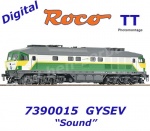 7390015 Roco TT Dieselová lokomotiva 648 001, GYSEV - Zvuk