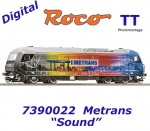 7390022 Roco TT Dieselová lokomotiva  761 102,  Metrans - Zvuk